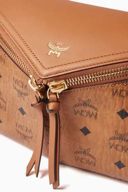 Buy MCM Brown Diamond Shoulder Bag in Visetos For Women Online Ounass Bahrain
