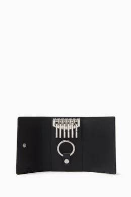 Buy MCM Black Himmel Key Case in Leather For Men Online Ounass Bahrain