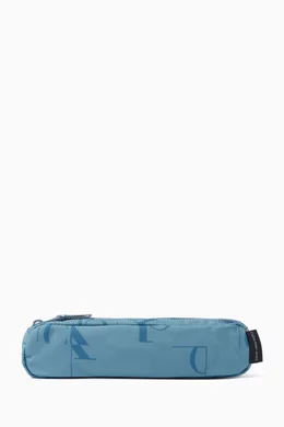 Buy Calvin Klein Blue Logo Pencil Case in Recycled-polyester For
