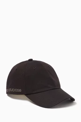 Buy Acne Studios Black Baseball Cap in Cotton Ripstop For Men Online Ounass Bahrain