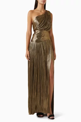 Maria lucia hohan gold dress outlet