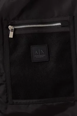 Buy Armani Exchange Black Black Edition Zip Jacket For Men Online Ounass Bahrain