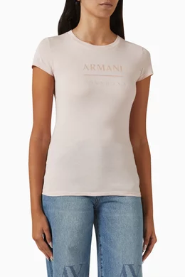 Armani slim fit t shirt best sale