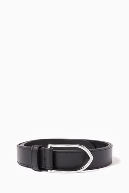 Buy Jacquemus Black La Ceinture Bambino Belt in Leather For Men Online Ounass Bahrain
