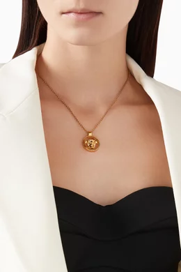 Medusa pendant necklace versace clearance