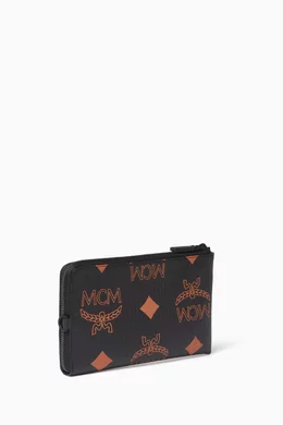 Mcm travel wallet clearance