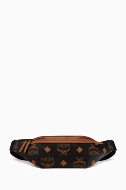 Mcm black belt bag store