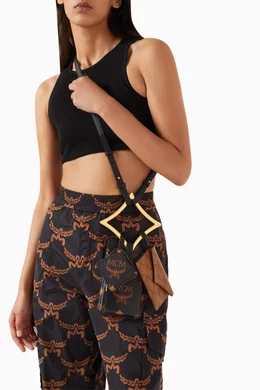 Mcm neck pouch top