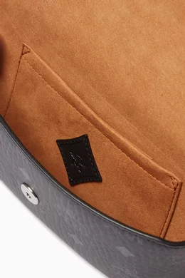 Buy MCM Black Small Crossbody Pouch in Visetos For Women Online Ounass Bahrain
