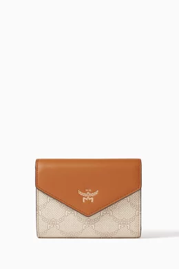 Mcm small trifold wallet outlet
