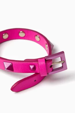 Valentino rockstud bracelet pink top