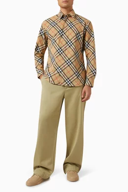 Khaki burberry shirt clearance