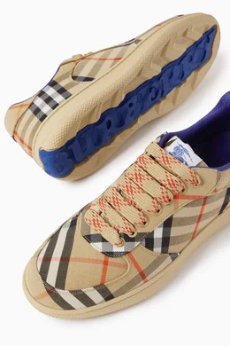 Burberry colorful sneakers discount