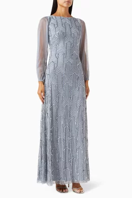 Amelia rose 2 in 1 embellished maxi dress hot sale