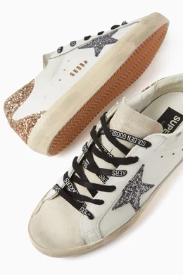 Superstar glitter star sneaker hotsell