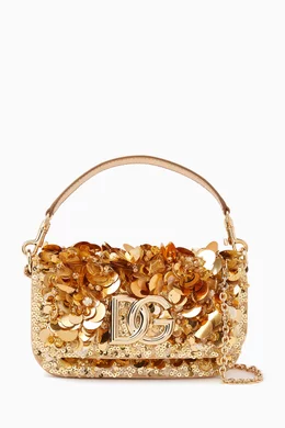 Buy Dolce Gabbana Gold 3.5 Sequin Shoulder Bag For Women Online Ounass Bahrain