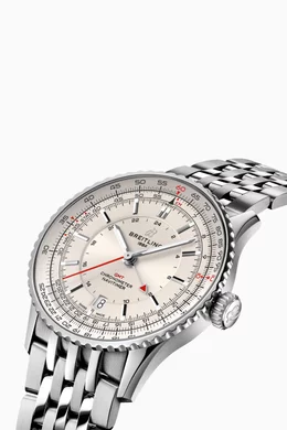 Buy Breitling Neutral Navitimer Automatic GMT Watch 41mm For UNISEX Online Ounass Bahrain