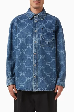 Mcm collar shirt online