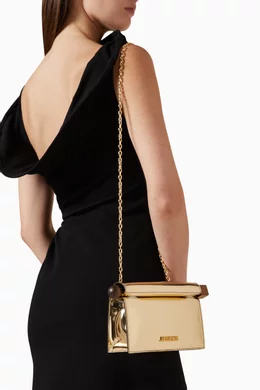 Jacquemus gold chain bag 2025