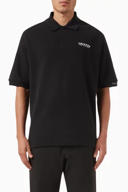 Buy Kith Black x Taylormade Provisional Polo in Cotton Blend For Men Online Ounass Bahrain