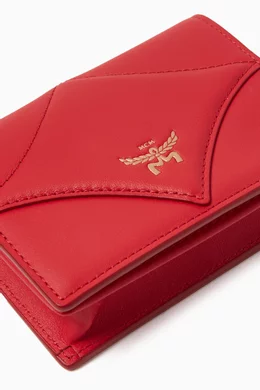 Mcm red wallet women's shop