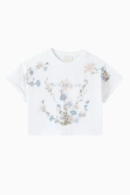 Givenchy floral print t shirt best sale