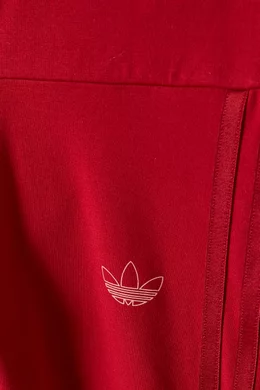 Adidas leggings red stripe online
