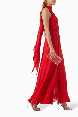 floral jacquard maxi dress Women's Refined Charm High Low Floral Jacquard Maxi Dress in Blush