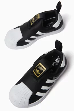 Buy adidas Black Superstar 360 Sneakers in Textile For Boys Online Ounass Bahrain