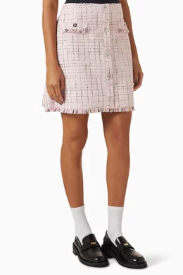 Boucle mini skirt shop
