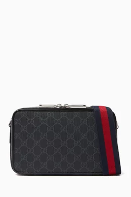 Supreme man bag black store