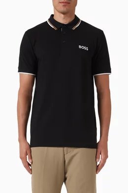 Buy BOSS Black Paddy Pro Polo Shirt in Pique knit For Men Online Ounass Bahrain