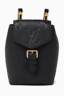 Louis vuitton black backpack women's sales