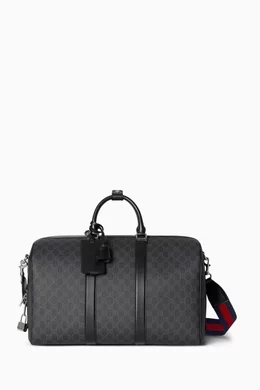 Buy Gucci Black GG Duffle Bag in Canvas For Men Online Ounass Bahrain