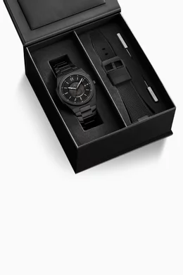 Boss talent men's black ceramic bracelet watch store