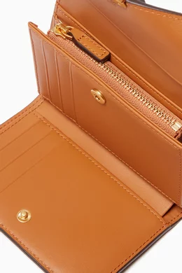 Buy MCM Black Small Tracy Trifold Wallet in Visetos Canvas For Women Online Ounass Bahrain