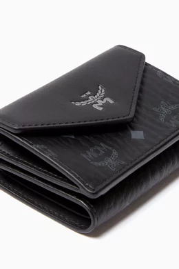 Mcm wallet black clearance