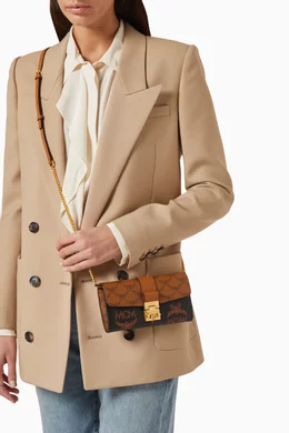 Mcm belt wallet hot sale