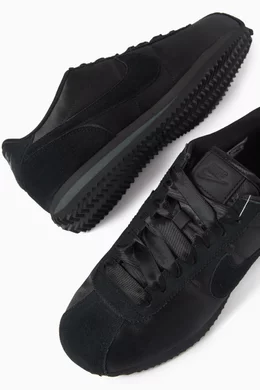 Nike cortez triple black nylon clearance