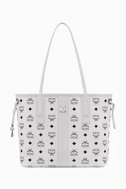 Mcm small shopper tote deals