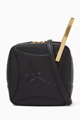 Buy MCM Black Diamond Crossbody Bag in Leather For Women Online Ounass Bahrain