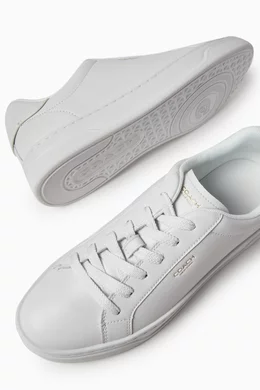 Buy Coach White High Line Sneakers in Leather For Women Online Ounass Bahrain