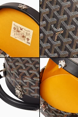 Buy Goyard Pre Loved Black Alto Hatbox Trunk Bag in Goyardine Canvas Leather For Women Online Ounass Bahrain