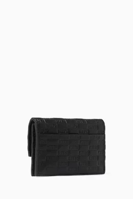 Buy Kith Black Kith Monogram Double Card Holder in Leather For Women Online Ounass Bahrain