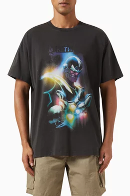 Buy Kith Black x Marvel Mad Titan Vintage T-shirt in Cotton For  