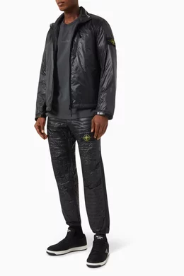 Stone island black badge jacket online