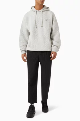 Buy Kith Grey Williams III Hoodie in Interlock Cotton knit For Men Online Ounass Bahrain