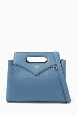 Mcm blue handbag 2025