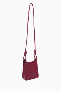 Mcm burgundy bag deals