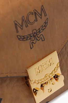 Buy MCM Metallic Tracy Tri fold Wallet in Visetos Coated Canvas For Women Online Ounass Bahrain